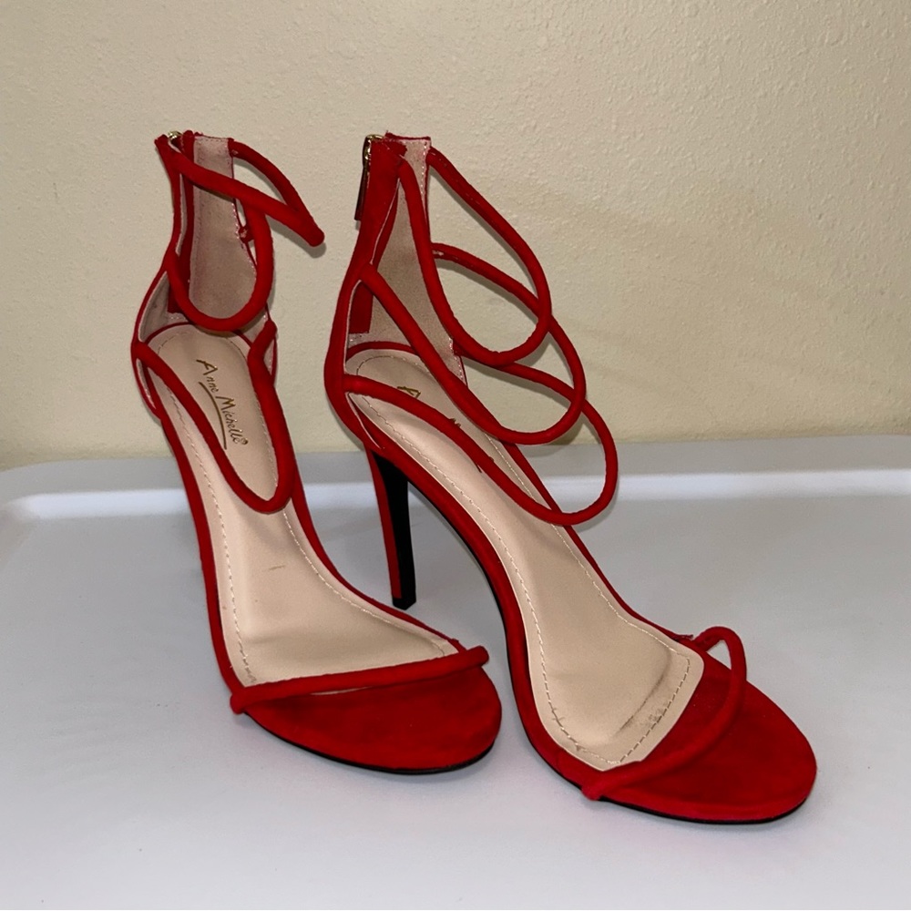 Anne Michelle Red Stilettos